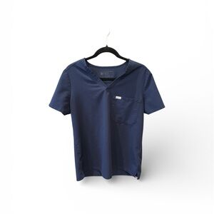 Figs Deep Blue Short Sleeve Men's Tee
